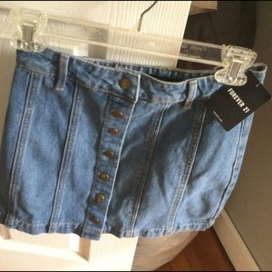 Forever21 Jean skirt new with tags